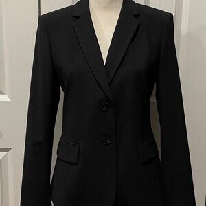 THEORY  "CARISSA" BLACK CLASSIC SUITING - TAGS ON SIZE 6